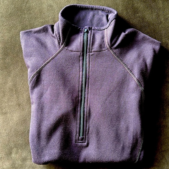 Patagonia Half-zip base layer lightweight berry wine burgundy color women's sz S - Picture 2 of 7